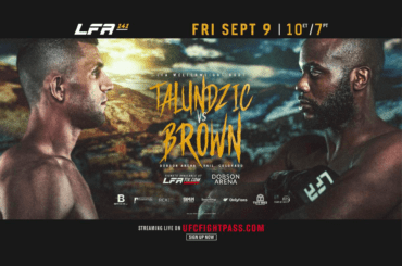 LFA 141: Talundžić vs. Brown. I match della main card